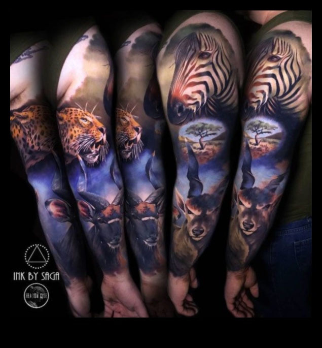 Ink Safari O călătorie ilustrată prin narațiunile tatuajelor animale 4 Ink Safari: Explorați narațiunile cu tatuajele animalelor