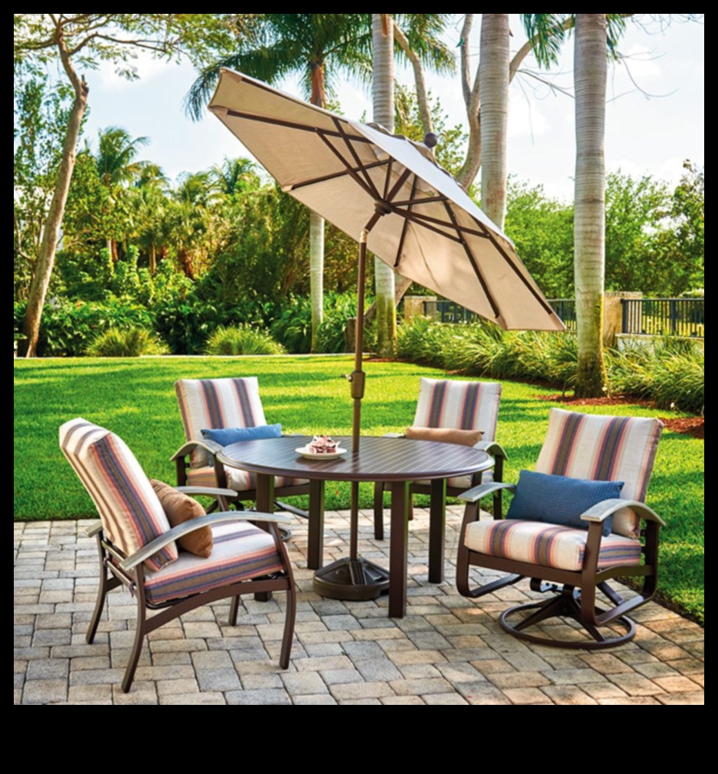 În aer liber fermecat: Descoperiți fericirea confortabilă a mobilierului de grădină