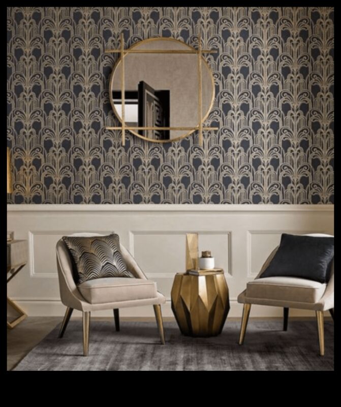 Art Deco Delight: ținute vintage cu geometrie atemporală